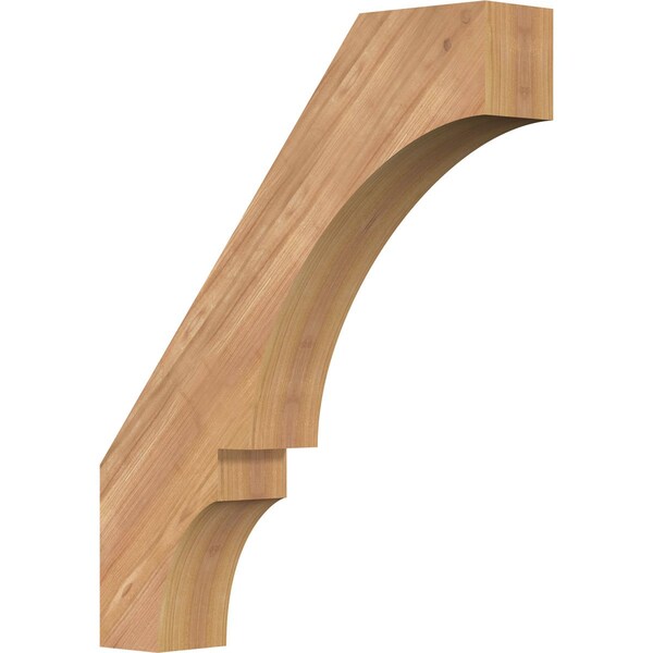 Ekena Millwork 3 1/2"W x 18"D x 22"H Balboa Smooth Knee Brace, Western Red Cedar BRC04X18X22BOA00SWR - main